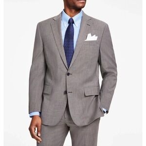 B By Brooks Brothers Wool-Blend Stretch Classic-Fit Suit Jacket 44R